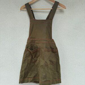 ModCloth army green jumper dress